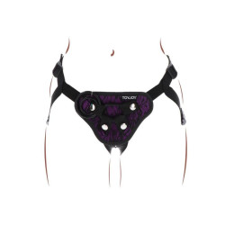 Get Real - Harnais En Dentelle  Strap-On Violet